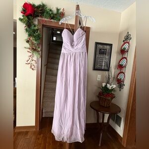 Elegant Lavender Evening Gown